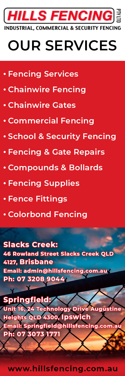 Hills Fencing Pty Ltd