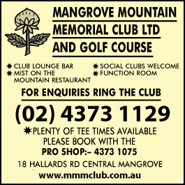 Mangrove Mountain Memorial Club Ltd