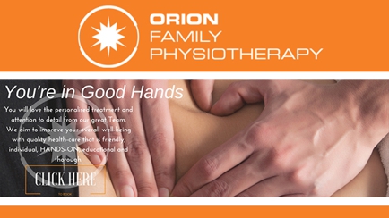 OFP Pty Ltd t-as Orion Family Physiotherapy Hero Image