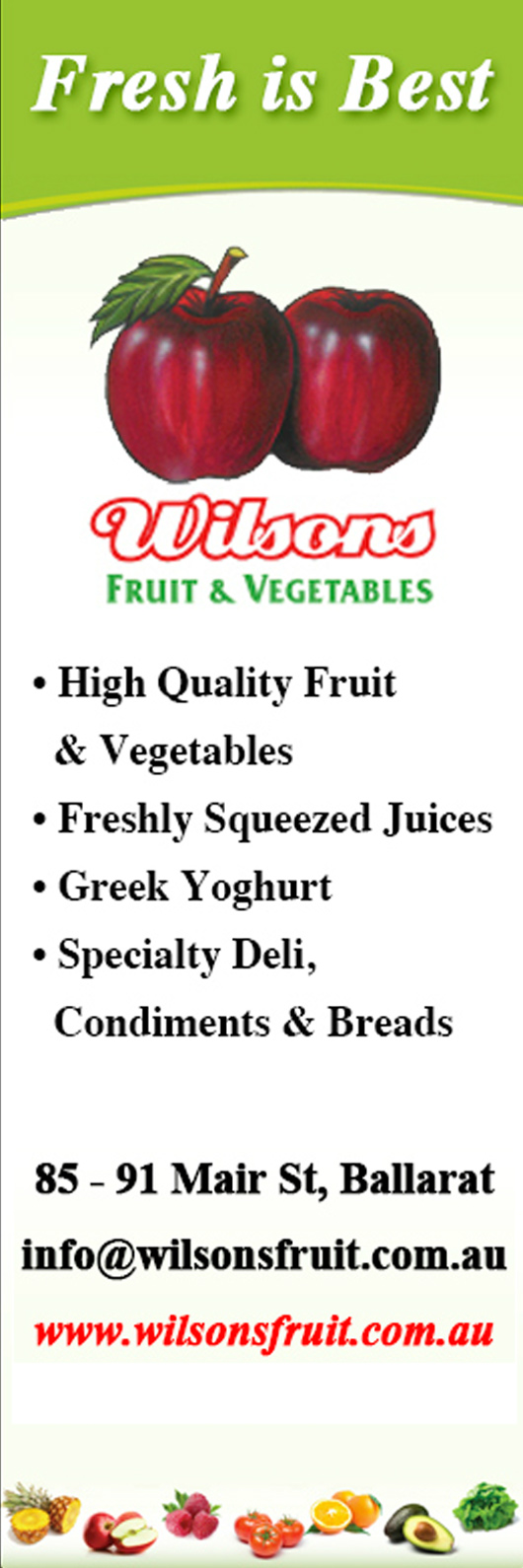 Wilsons Fruit & Vegetable Pty Ltd