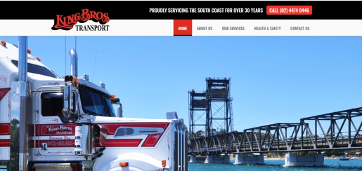 King Bros Transport Hero Image