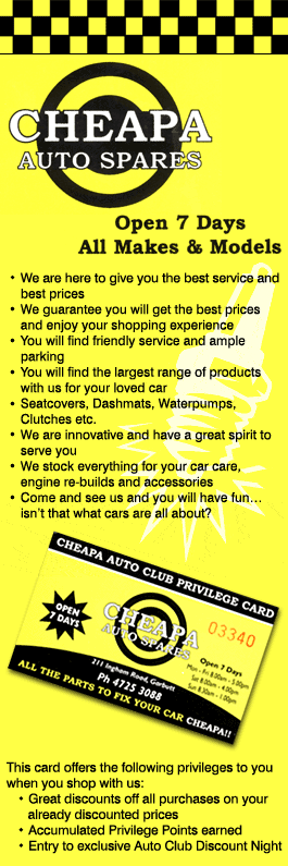 Cheapa Auto Spares