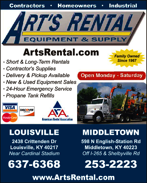 Arts Rental Equipment Louisville, KY 40223 - www.paulmartinsmith.com