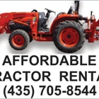 Affordable Tractor Rental ($150 Daily)
