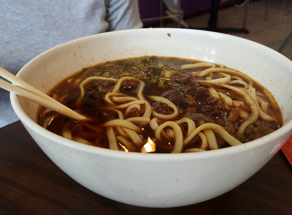 Bethany Cafe - Arlington, TX. Beef Noodle Soup - Super heavy broth