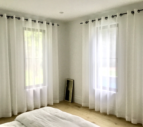 Verduno LLC - Hampton Bays, NY. Sheer drapes with grommets