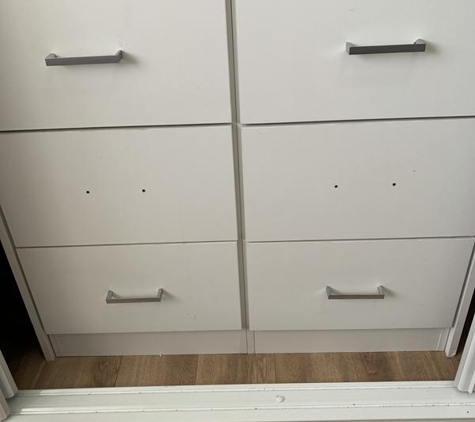Super Cheap Wardrobes - Bonnyrigg, NSW. Cheap handles that have fallen off after 3 months , and the 6 draws he gave me when I paid for a custom 8
