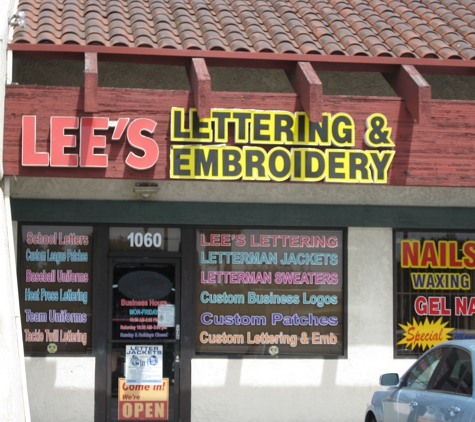 Lee's Lettering & Embroidery - La Puente, CA