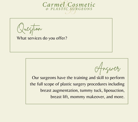 Carmel Cosmetic and Plastic Surgeons - Carmel, IN