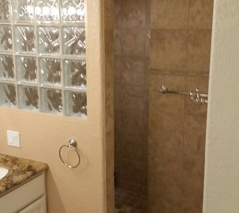 Hard Surfaces AZ - Bullhead City, AZ. full master bathroom remodel I did for a friend in Lake Havasu. Saved him over $16k for both baths, completed in just 5 weekends