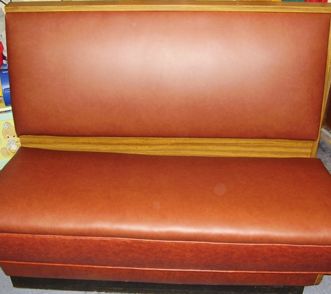 Munson Customs Upholstering Services - Paw Paw, MI. Commercial Restaurant Booth