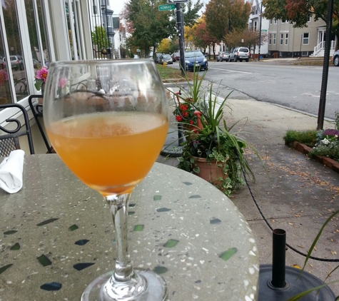 Front Room - Portland, ME. Apple cider mimosa.