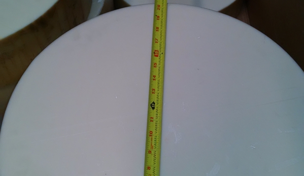 Industrial Plastic Supply - Anaheim, CA. 12" Diameter Copolymer Acetal Rod