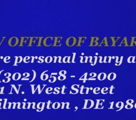 Law Office of Bayard Marin - Wilmington, DE. The law office of Bayard Marin is located in Wilmington Delaware. The firm focuses on personal Injury claims including car accidents, slip and falls, and dog bites.