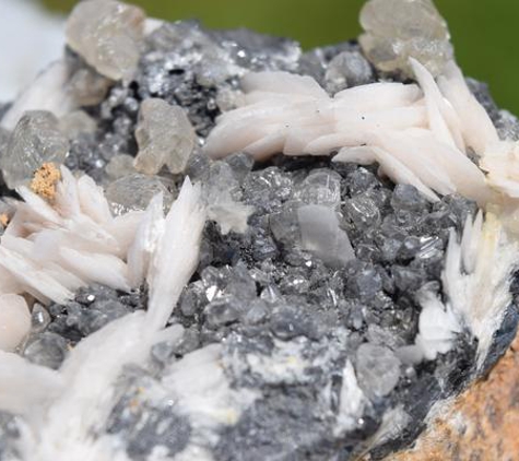 The Elephant Shop - Orange, NSW. Cerussite, Galena & Barite