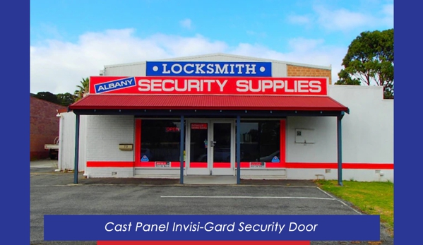 Albany Security Supplies - Centennial Park, WA. Cast Panel Invisi-Gard Security Door