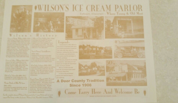 Wilson's Restaurant - Ephraim, WI