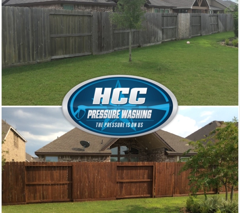 HCC Pressure Washing, LLC - Houston, TX. Wooden Fence Staining & Sealing in Cypress, TX