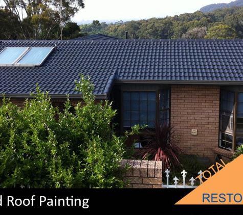 Total Roof Restoration - East Corrimal, NSW. Colorbond Roof Painting