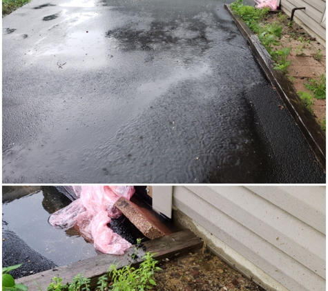 Fahey & Son - Melrose Park, IL. Water will always settle on the structure, so even if I don't flood in the stairwell it's a matter of time before it cracks the foundation