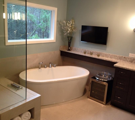 RenewaBuild - Cary, NC. Beautiful renovation of a master bath.