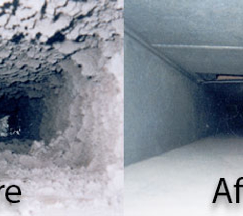 Eco Heating and Cooling LLC - Dothan, AL. Duct Cleaning Before and After