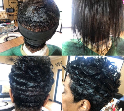 Jazze Hair Salon - Duncanville, TX. Pixie cut quick weave