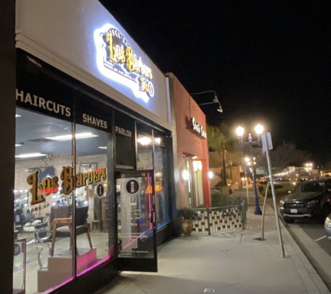 Los Barbers - Azusa, CA. Los Barbers Night Exterior