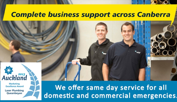 Laser Plumbing Queanbeyan - Wanniassa, ACT. Commercial Services