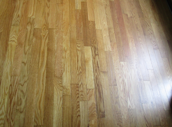 Star Wood Floors - Alma, MI. White oak with clear polyurethane satin finish. No stain.