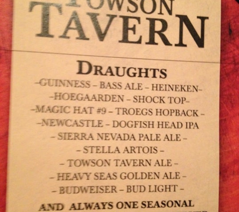 Towson Tavern - Towson, MD