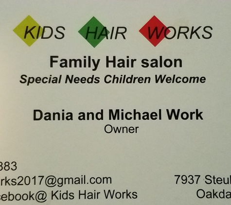 Kids Hair Works - Oakdale, PA