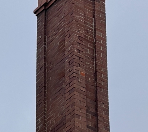 B & M Masonry & Repair - Chippewa Falls, WI. Before historical chimney restoration, 1889