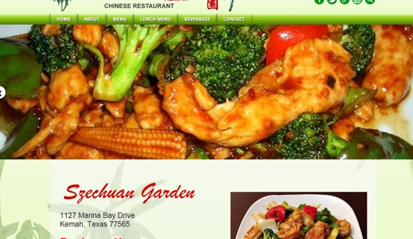 Grace Computer & Internet Corp. - Houston, TX. Grace Computer web design for Szechuan Garden Restaurant