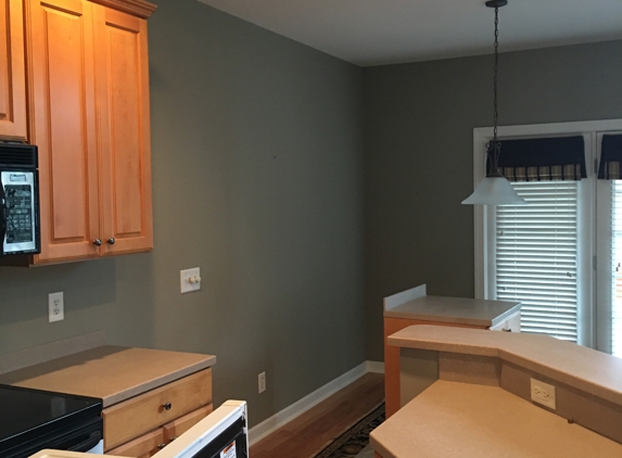 Premier Painting & Drywall LLC - Garner, NC. Finish kitchen painting by Premier Pajnting