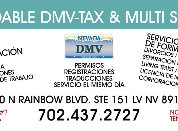 Affordable DMV-Tax & Multi Services - Las Vegas, NV