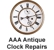 AAA Antique Clock Repairs Logo
