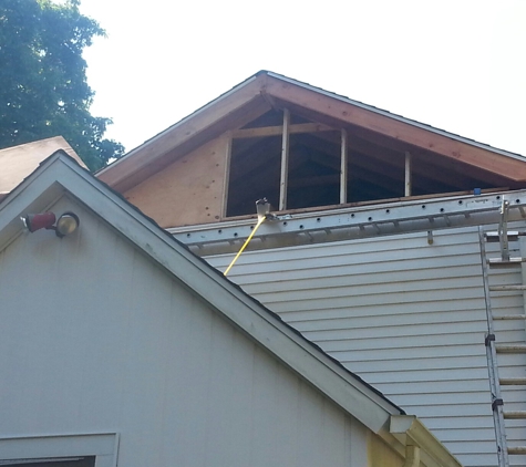 PLR Carpentry, LLC - North Windham, CT. Finishing up exterior of Ellington job