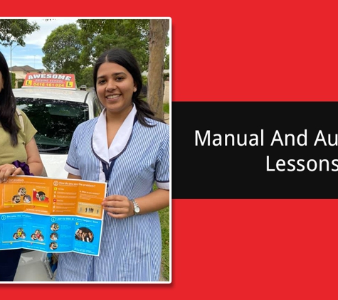 Awesome Driving School - East Gosford, NSW. Manual And Automatic Lessons