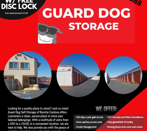 Guard Dog Self Storage - Rncho Cordova, CA