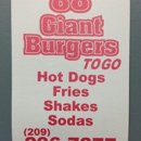 88 Giant Burgers to Go - Hamburgers & Hot Dogs