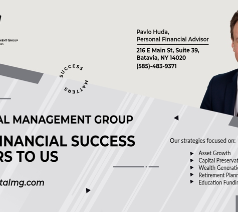 PG Capital Management Group - Financial Advisor: Pavlo Huda - Batavia, NY