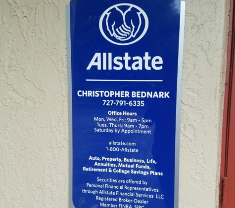 Allstate Insurance Agent: Christopher Bednark - Safety Harbor, FL