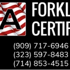 USA Forklift Certification
