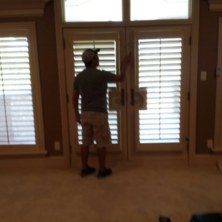 Corner Window The - Lubbock, TX. Team Work Hanging Shutters