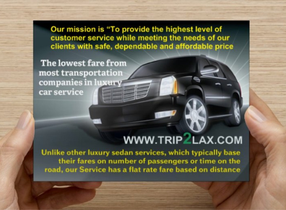 WWW.TRIP2LAX.COM - Los Angeles, CA. Trip2LAX offers 24 hours a day, 7 days a week, 365 days a year service to meet all your individual and group transportation needs.