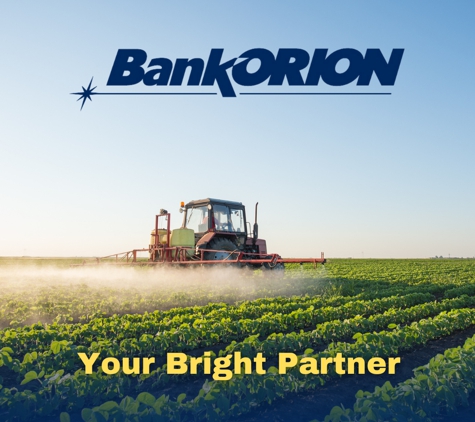 BankORION - Orion, IL. Agriculture loans, business accounts, and equipment leasing within your community