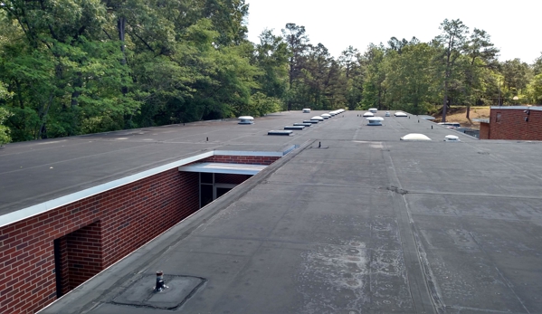 Summit Green Solutions - Augusta, GA. School Roof betore Silicone Coating