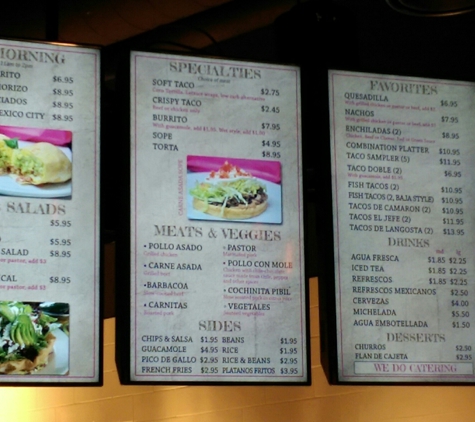 Frida Tacos Pasadena - Pasadena, CA. Menu