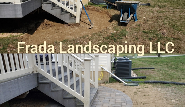 Frada Landcaping LLC - newark, DE. Second half moon paver patio
